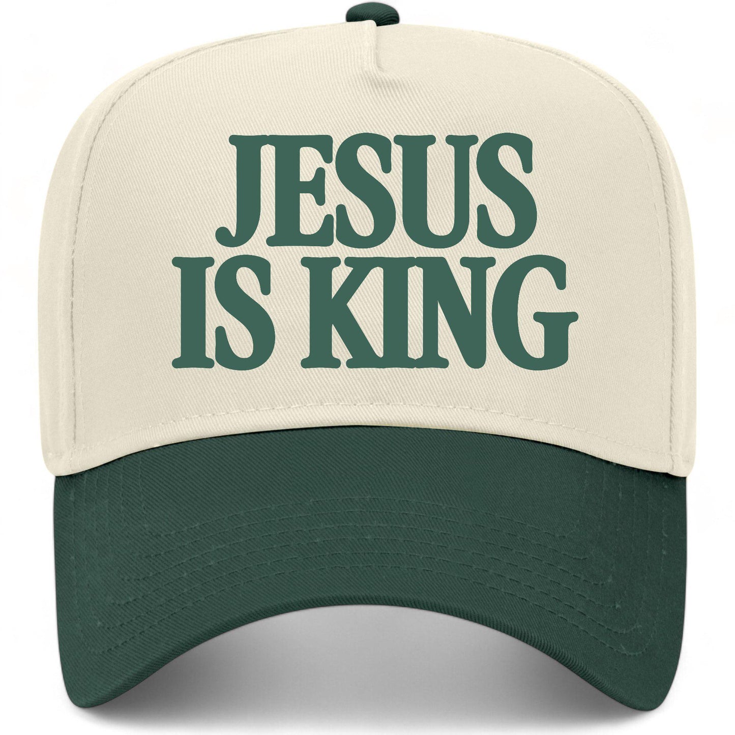 Jesus Is King Serif Hat