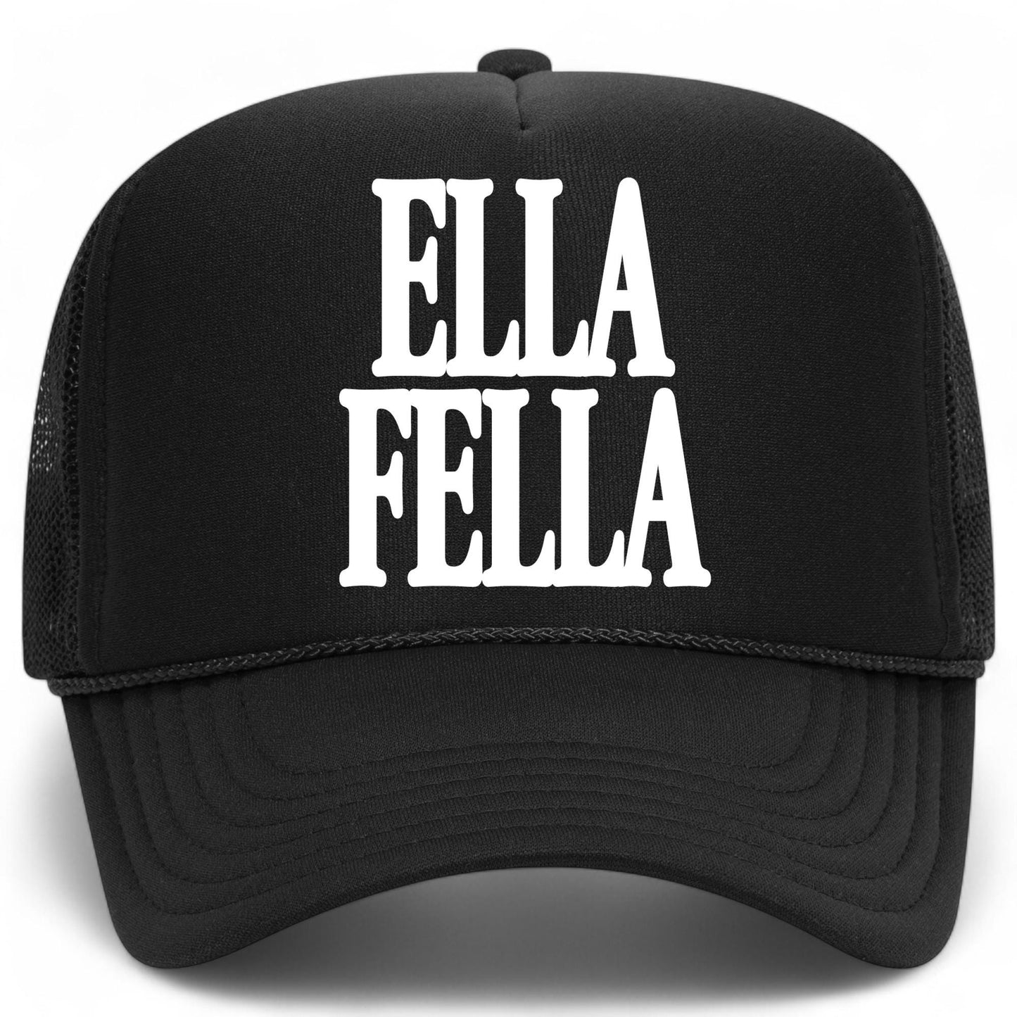 Ella Fella Serif Mesh Back Hat