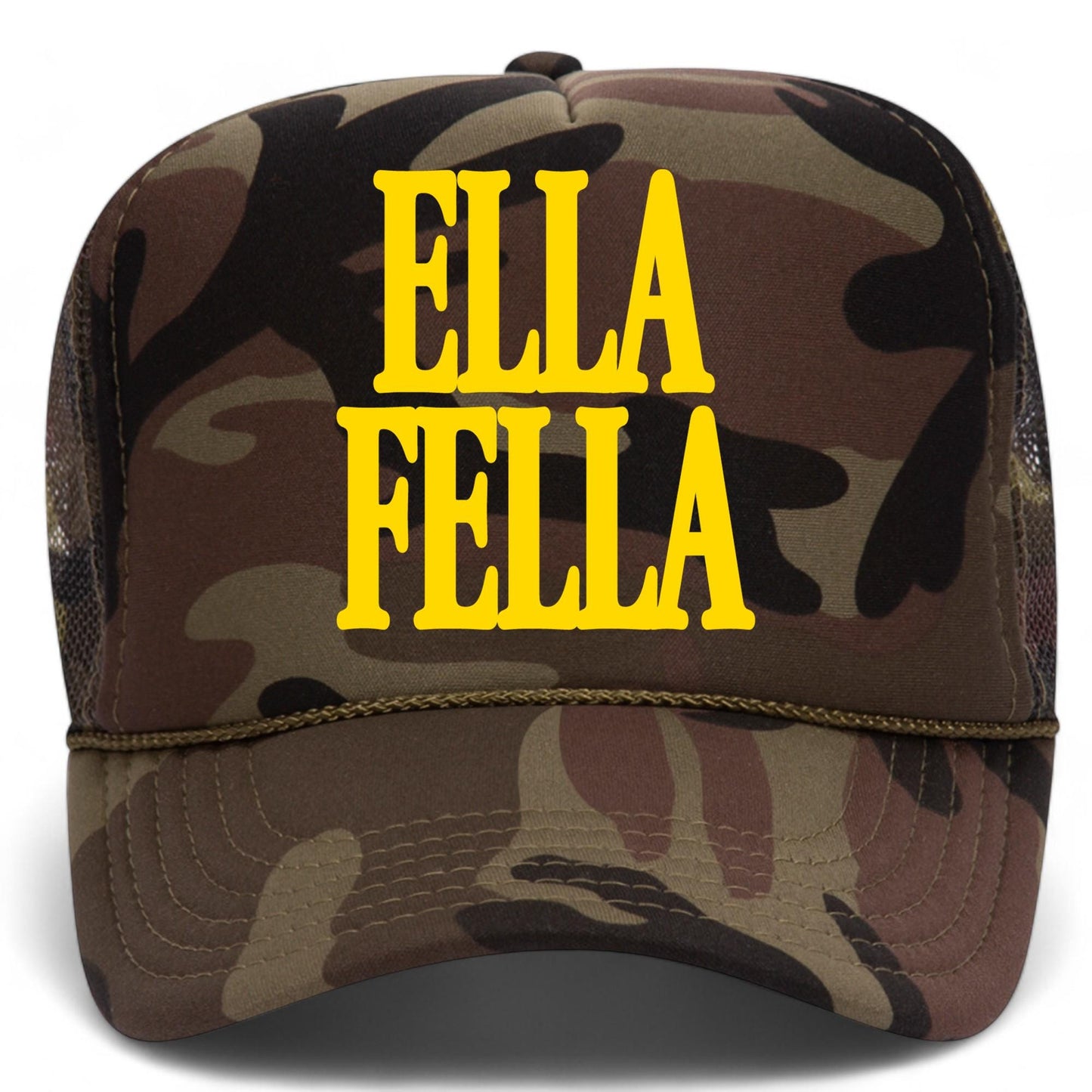 Ella Fella Serif Mesh Back Hat