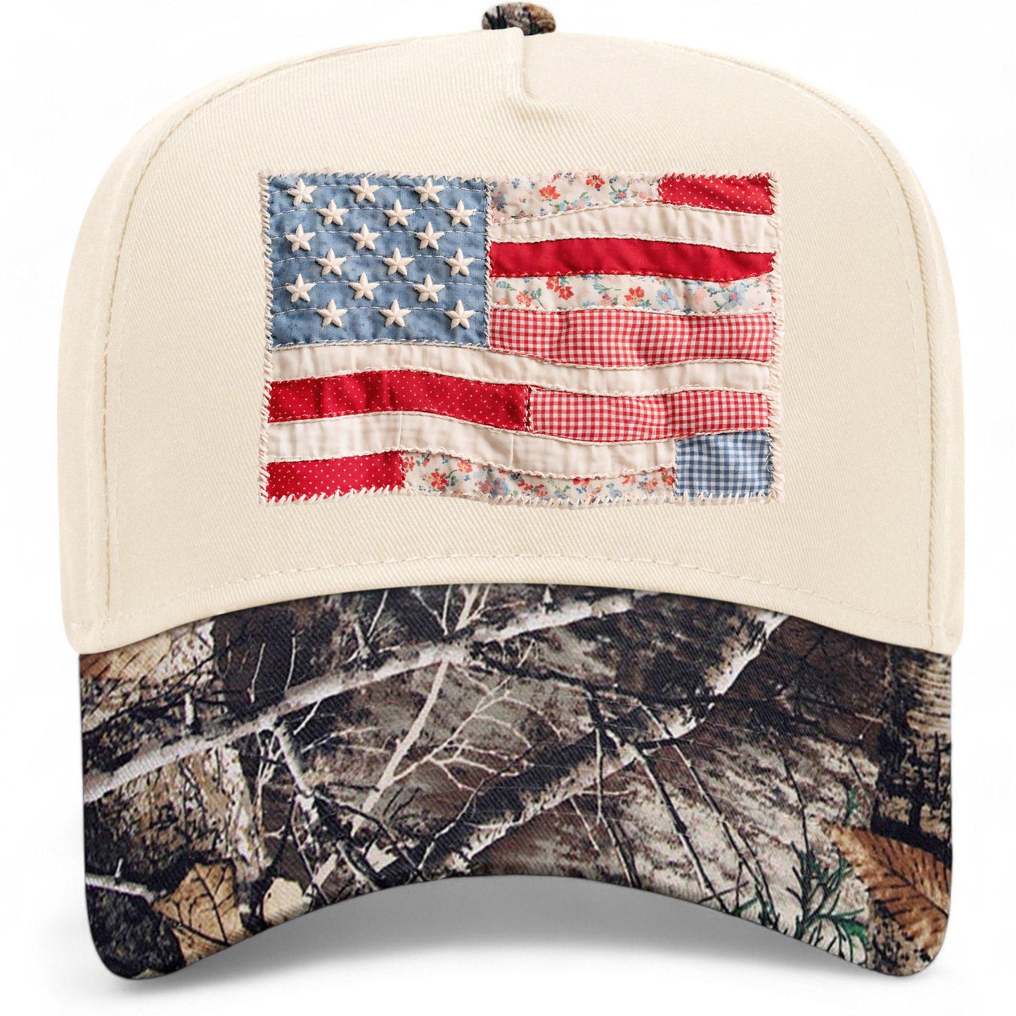 USA Flag Patchwork Hat