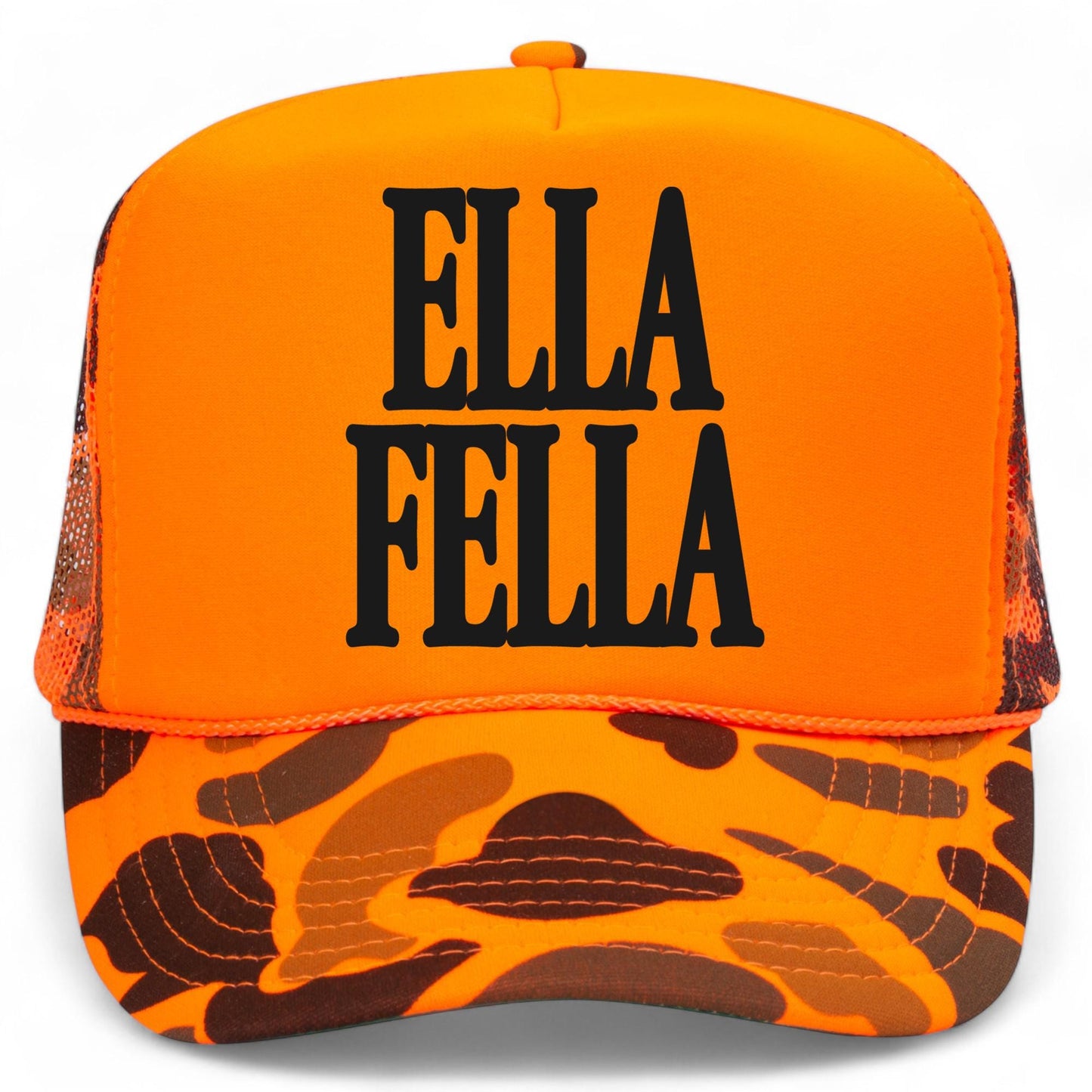 Ella Fella Serif Mesh Back Hat