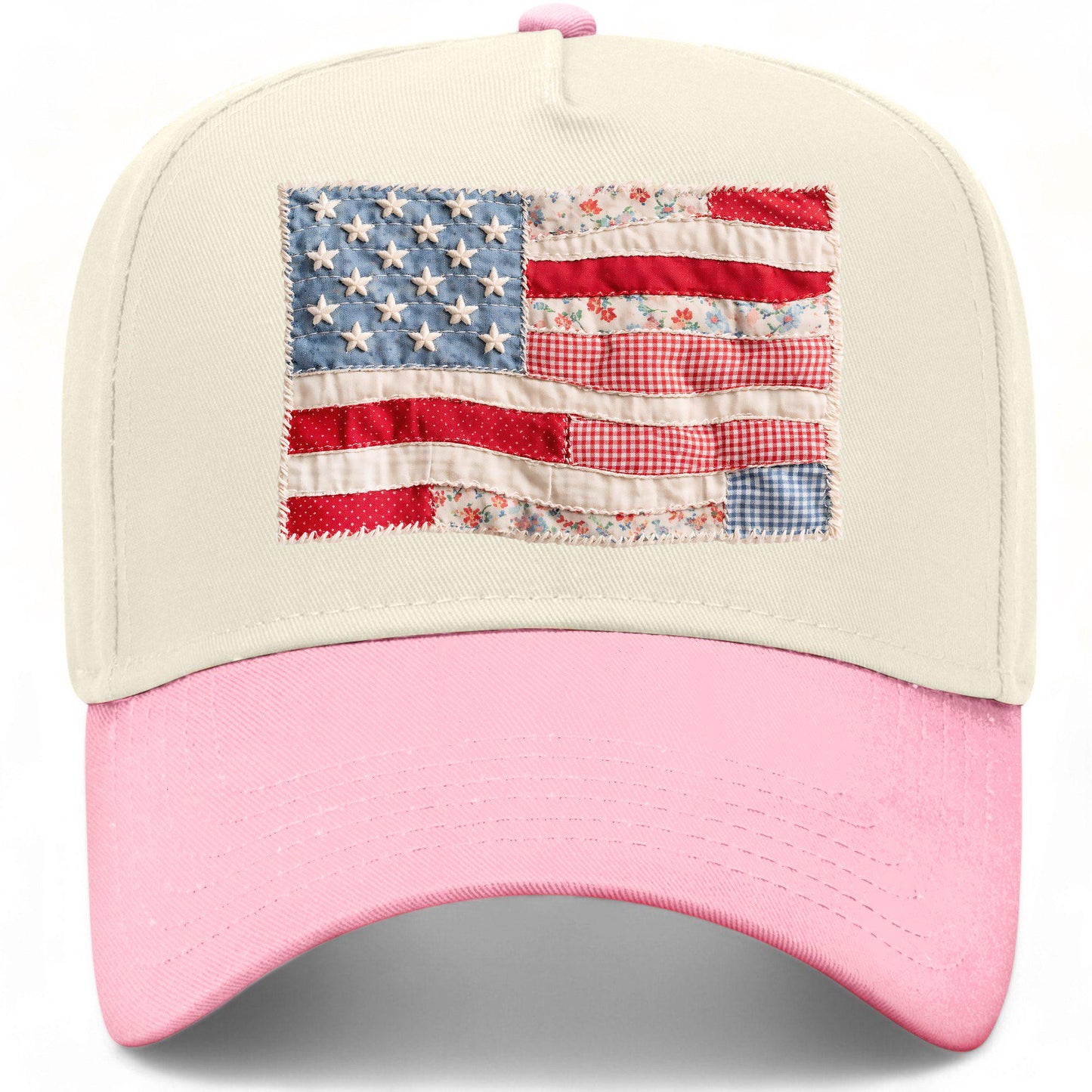 USA Flag Patchwork Hat