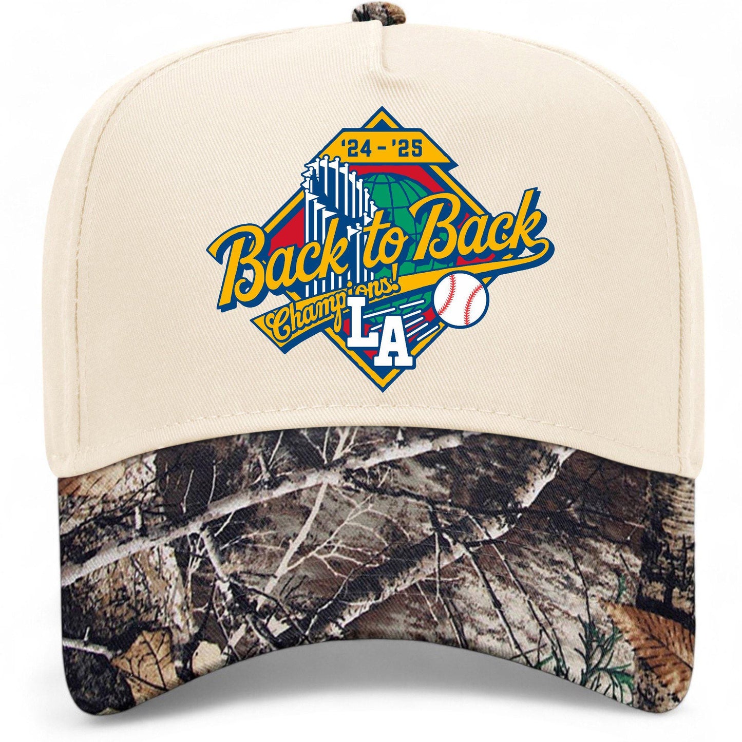 Los Angeles Baseball 2025 Champions Back to Back Hat