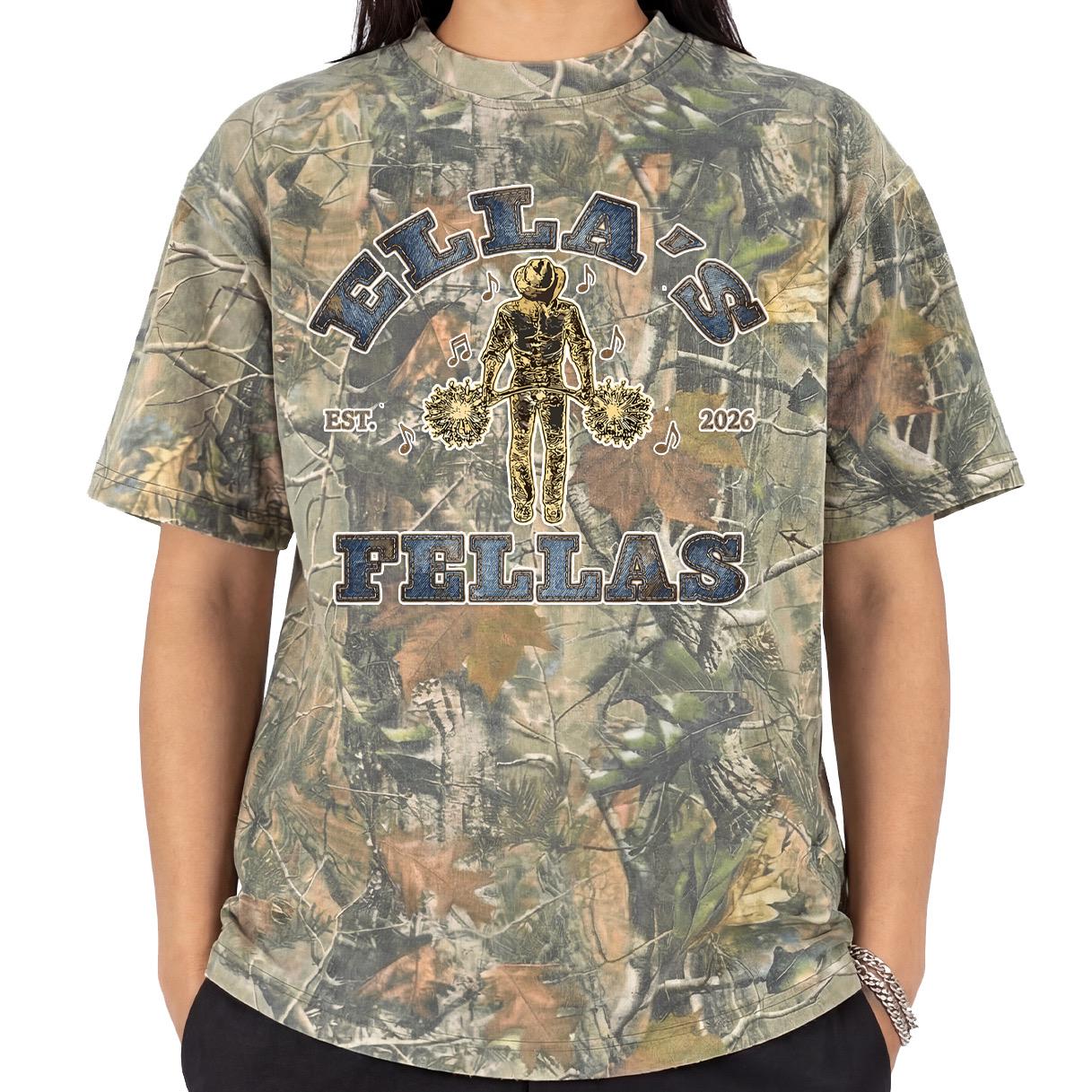 Ella's Fellas Est. 2026 Tree Camouflage T-Shirt