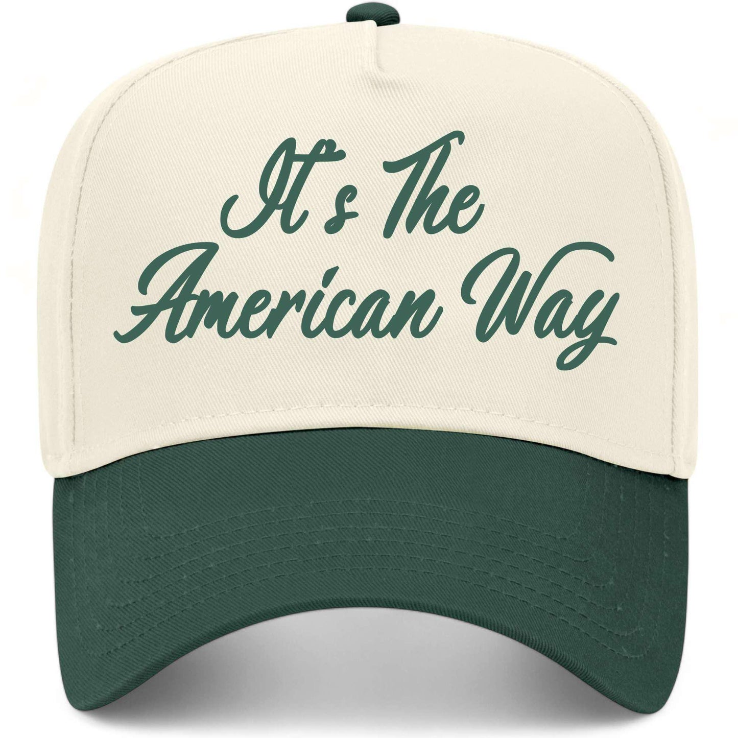 It's The American Way Cursive Hat