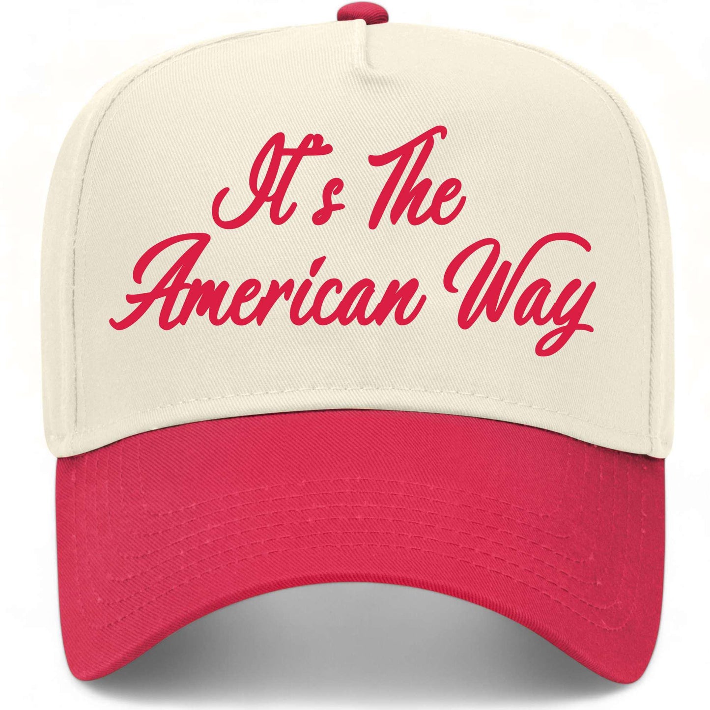 It's The American Way Cursive Hat