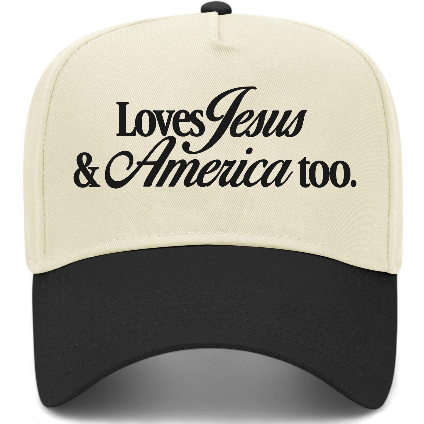 Loves Jesus & America Too Hat