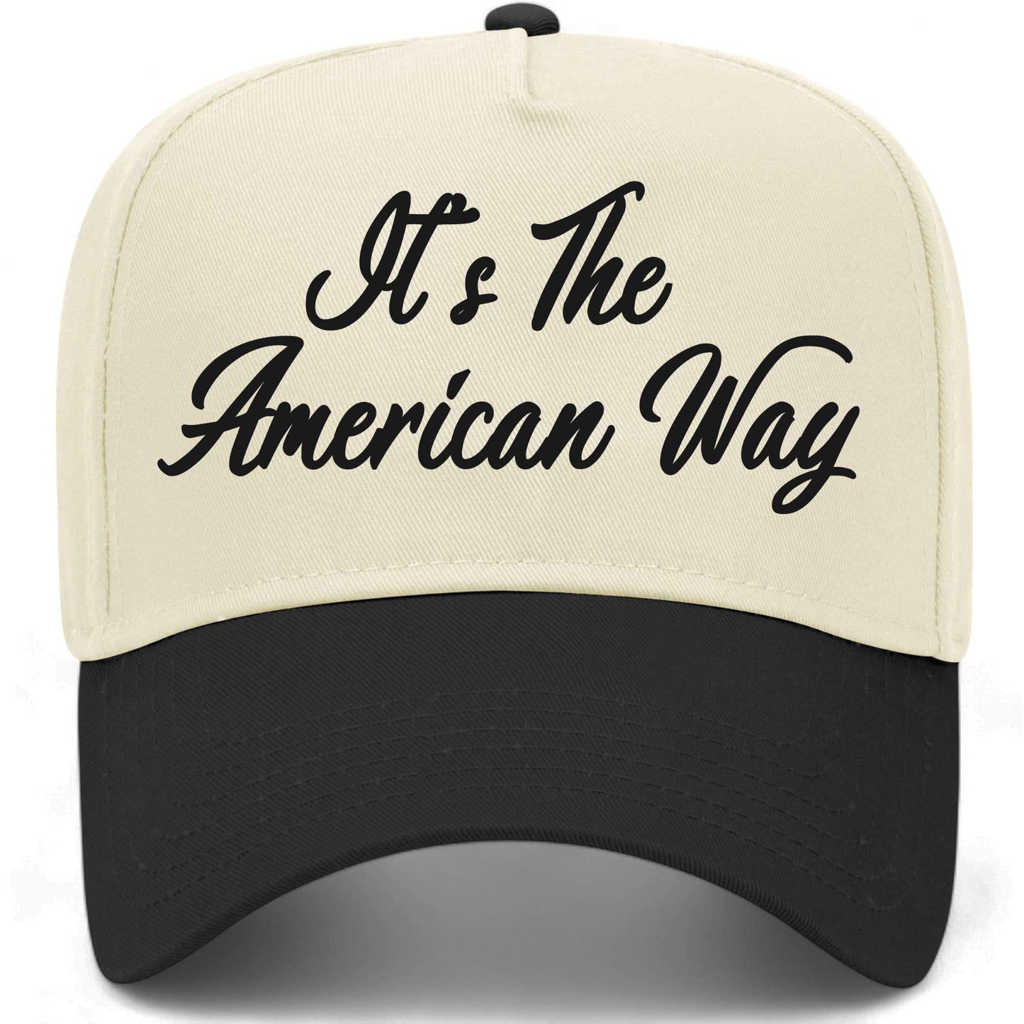It's The American Way Cursive Hat