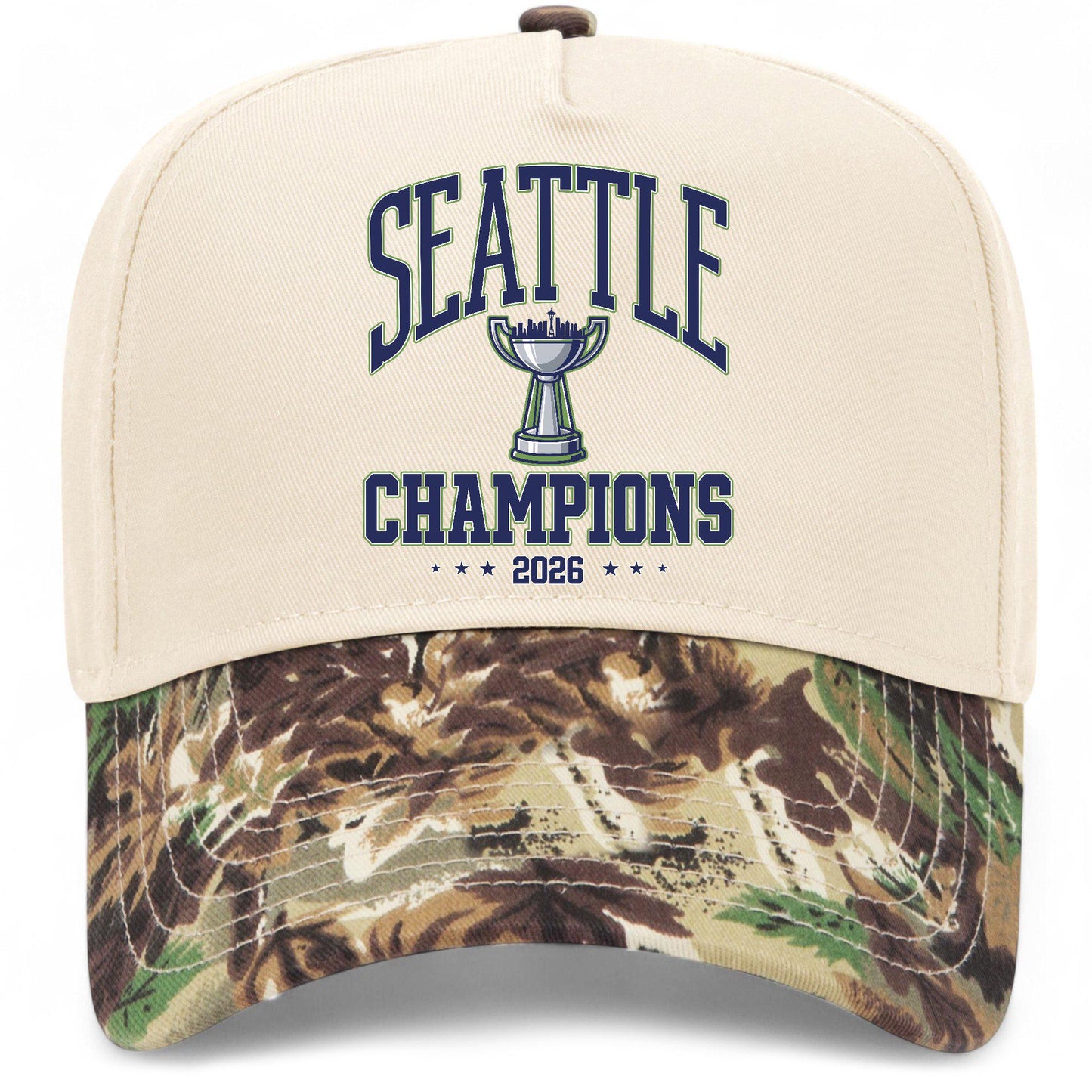 Seattle Football 2026 Champions Skyline Hat