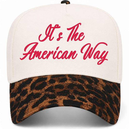It's The American Way Cursive Hat