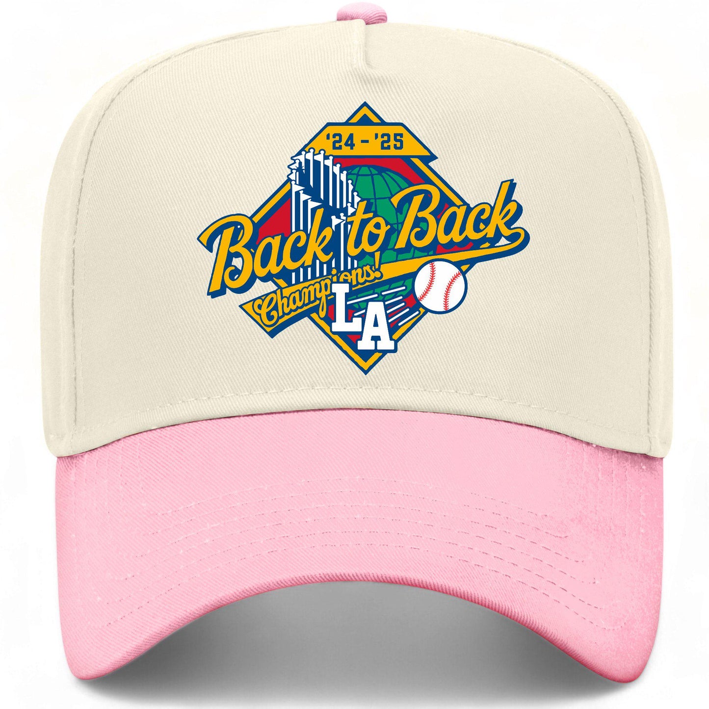 Los Angeles Baseball 2025 Champions Back to Back Hat