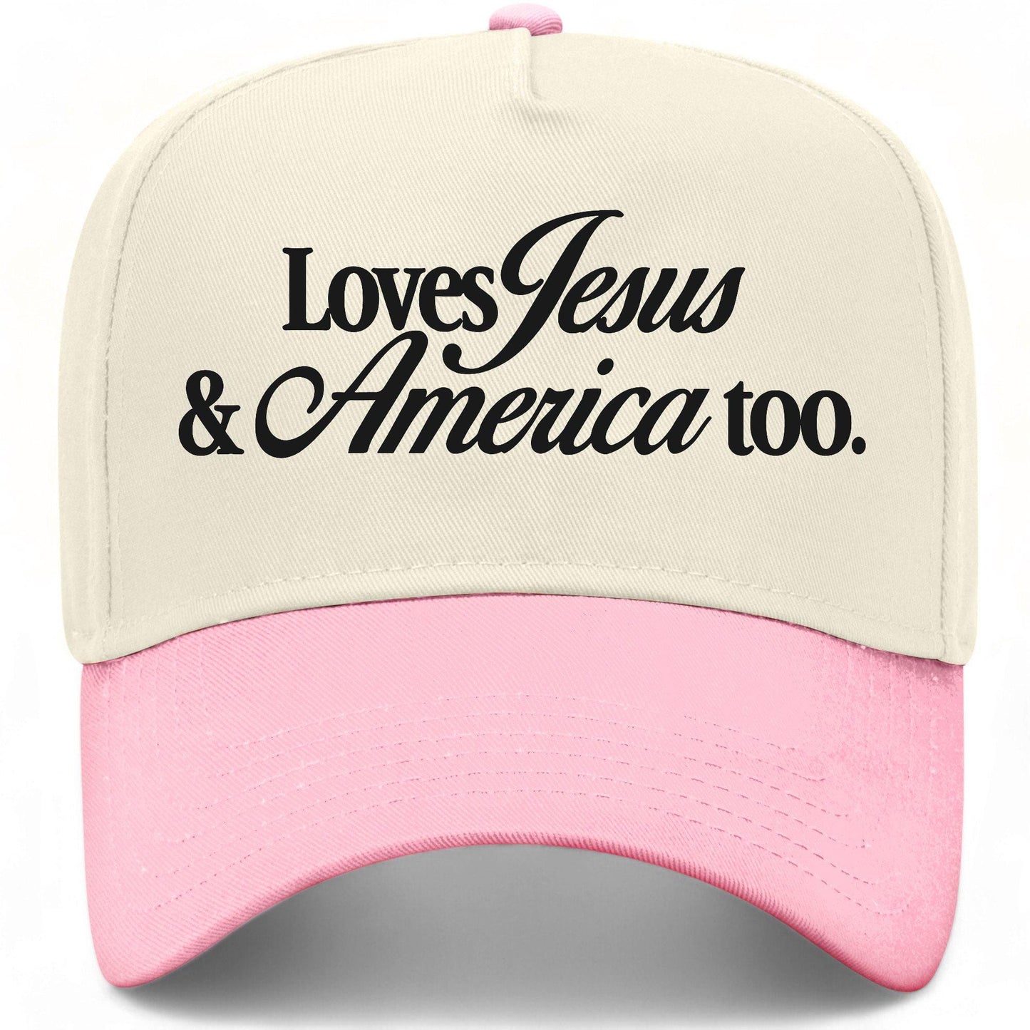 Loves Jesus & America Too Hat