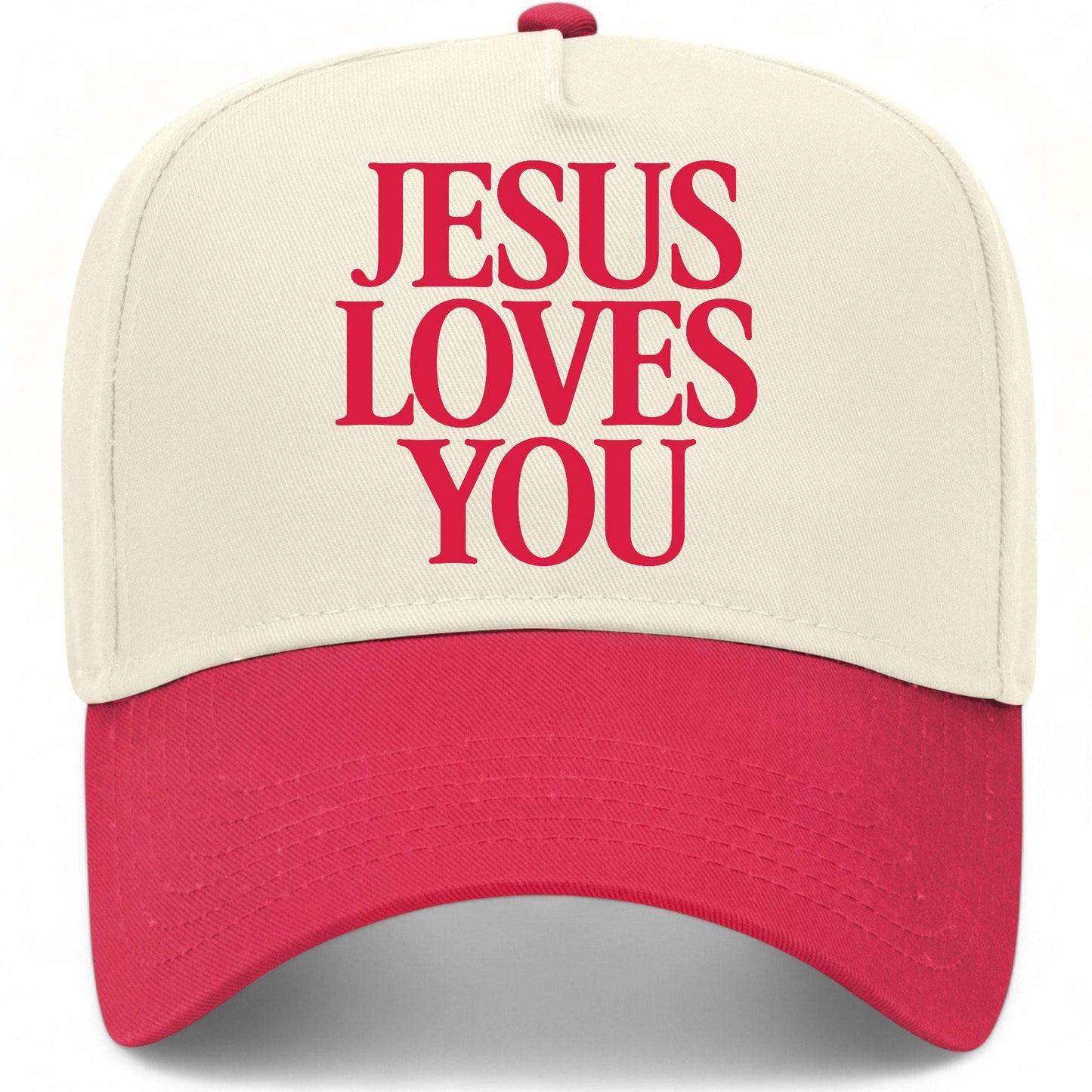 Jesus Loves You Stacked Hat