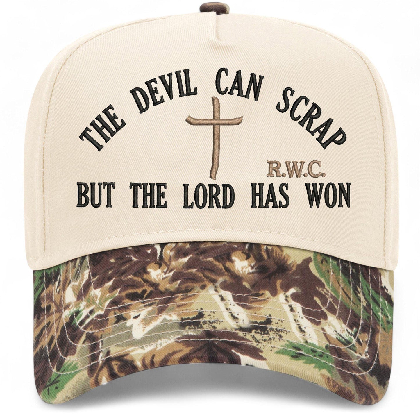The Devil Can Scrap But The Lord Has Won Hat