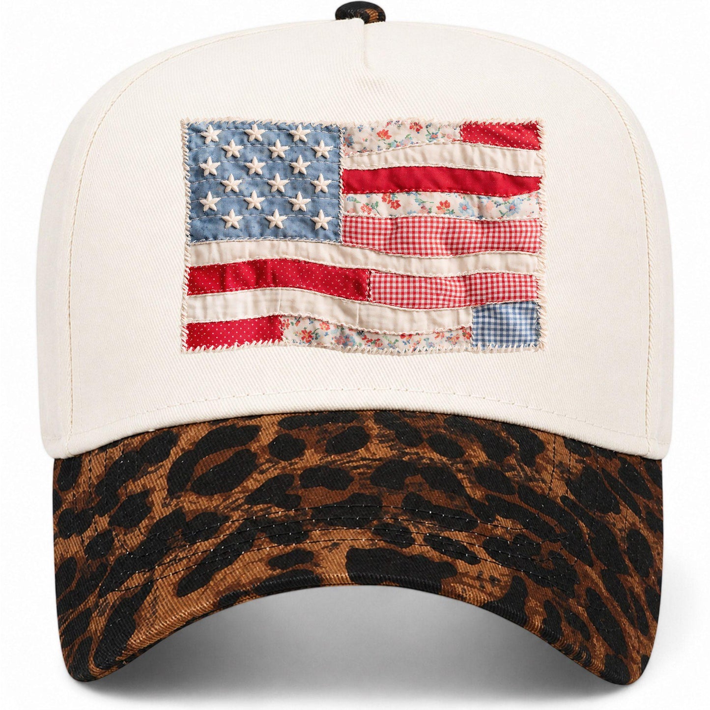 USA Flag Patchwork Hat
