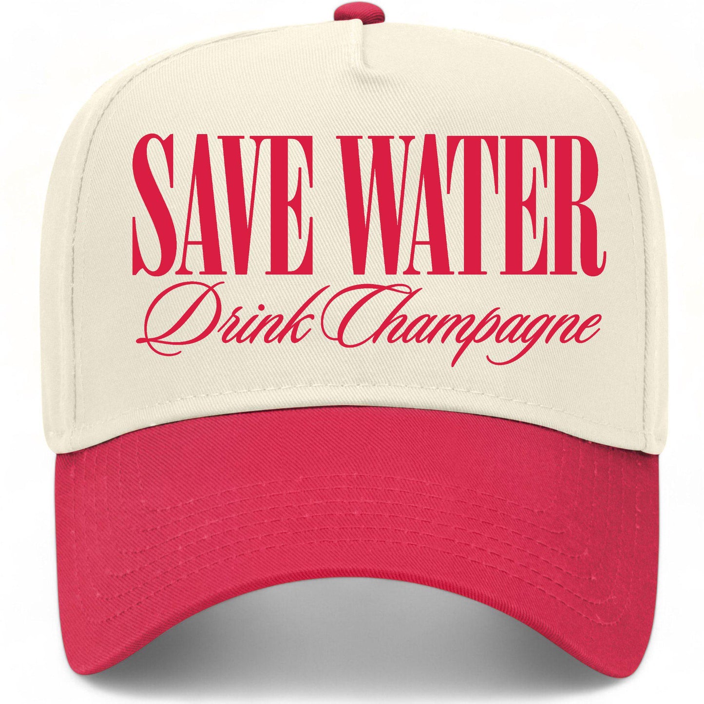 Save Water Drink Champagne Hat
