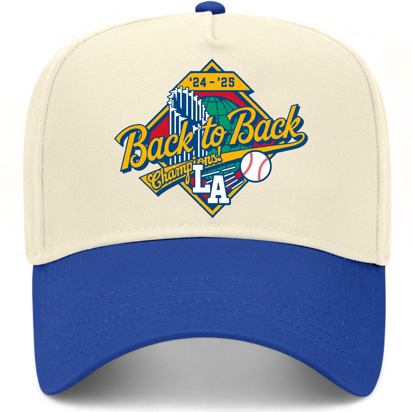Los Angeles Baseball 2025 Champions Back to Back Hat