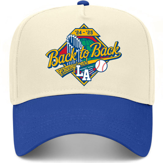 Los Angeles Baseball 2025 Champions Back to Back Hat