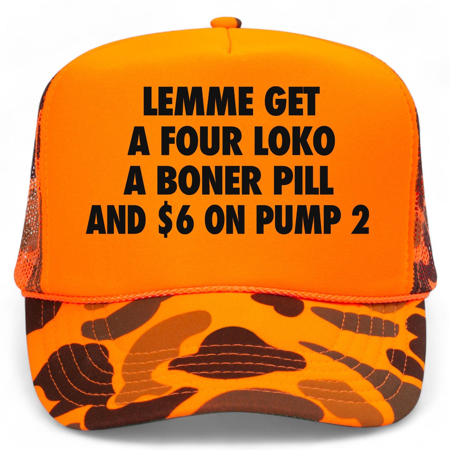 Lemme Get 6 On Pump 2 Mesh Back Hat