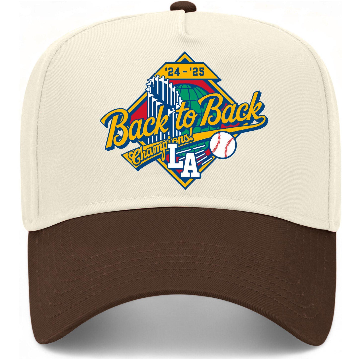 Los Angeles Baseball 2025 Champions Back to Back Hat