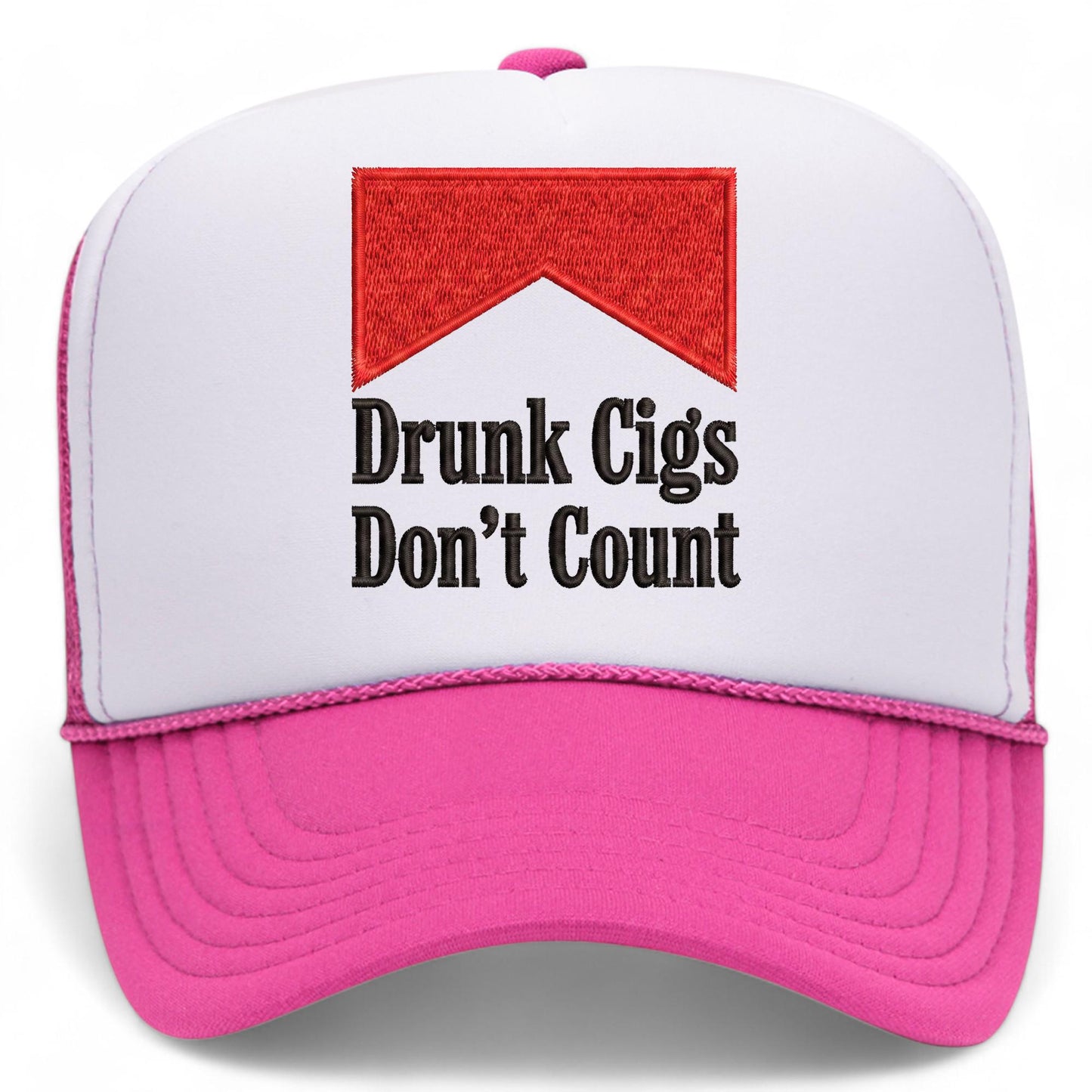 Drunk Cigs Don't Count Mesh Back Hat