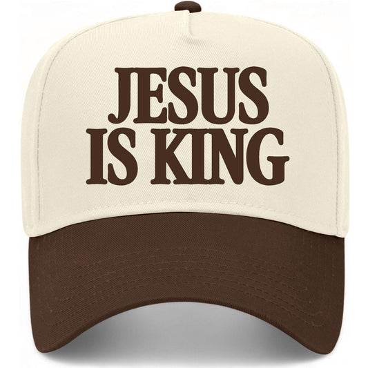 Jesus Is King Serif Hat