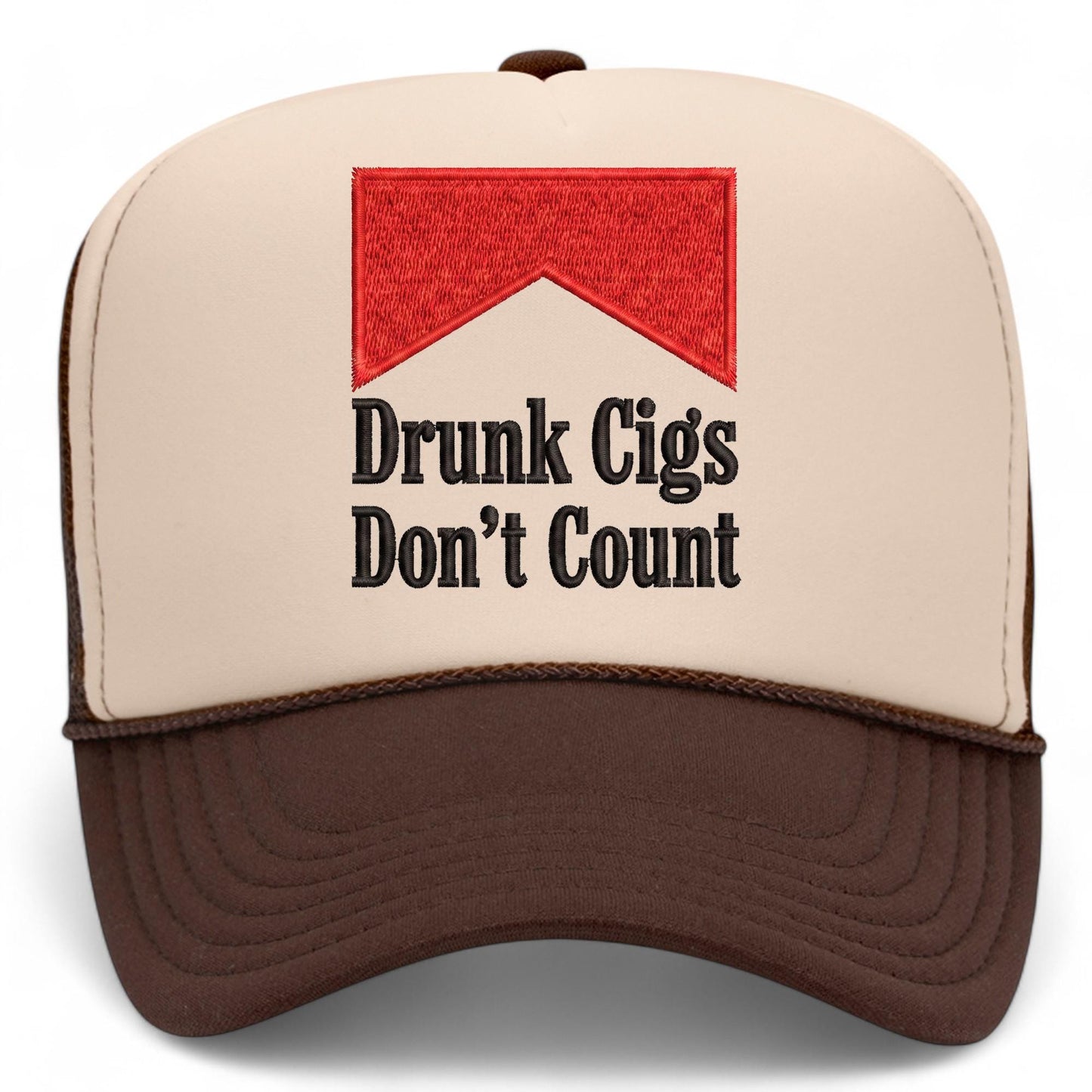 Drunk Cigs Don't Count Mesh Back Hat