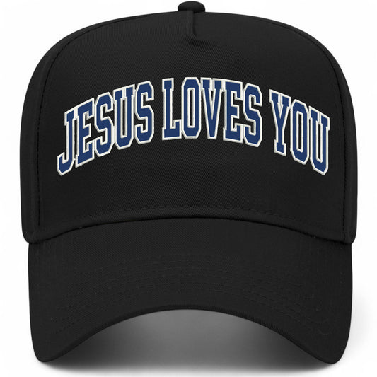Jesus Loves You Navy Hat
