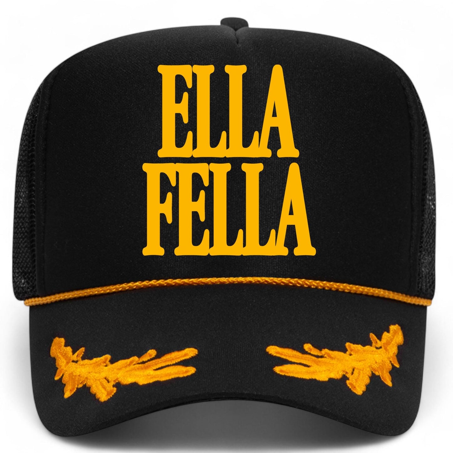 Ella Fella Serif Mesh Back Hat