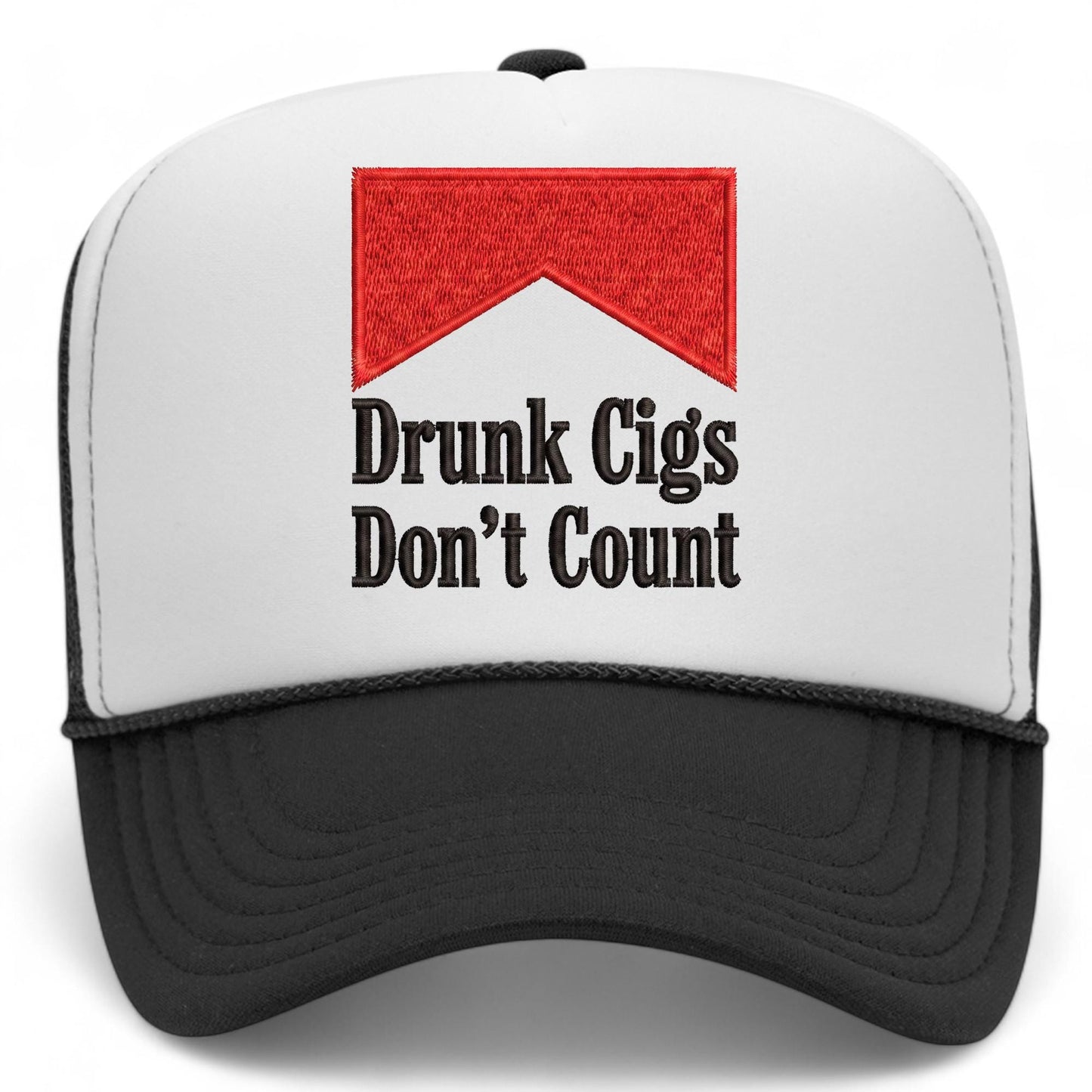 Drunk Cigs Don't Count Mesh Back Hat