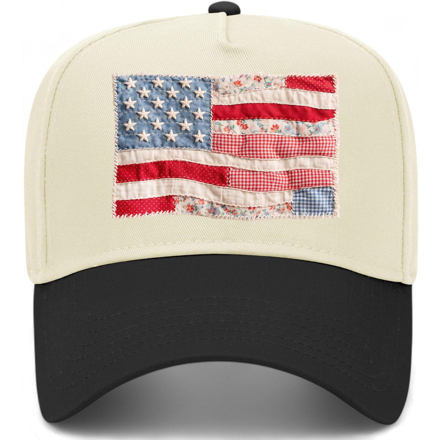 USA Flag Patchwork Hat