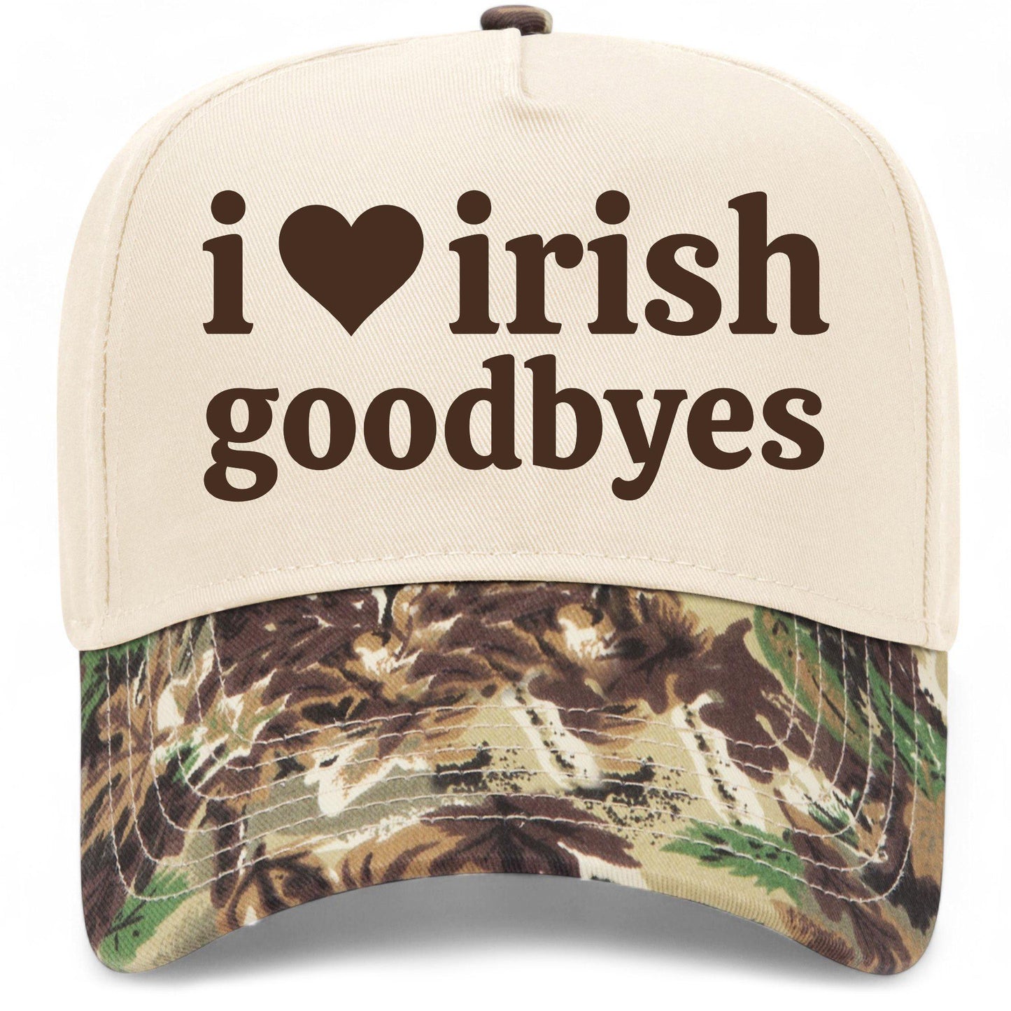 I Love Irish Goodbyes Hat