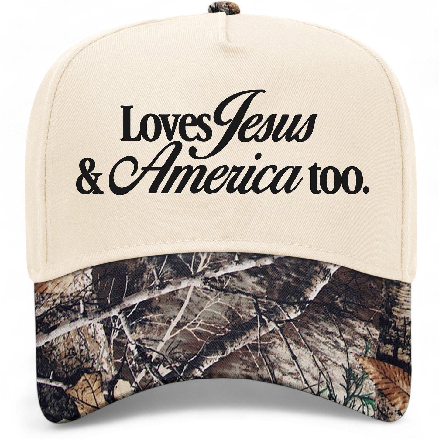 Loves Jesus & America Too Hat