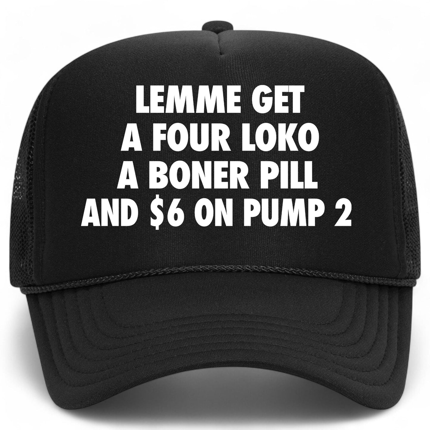 Lemme Get 6 On Pump 2 Mesh Back Hat