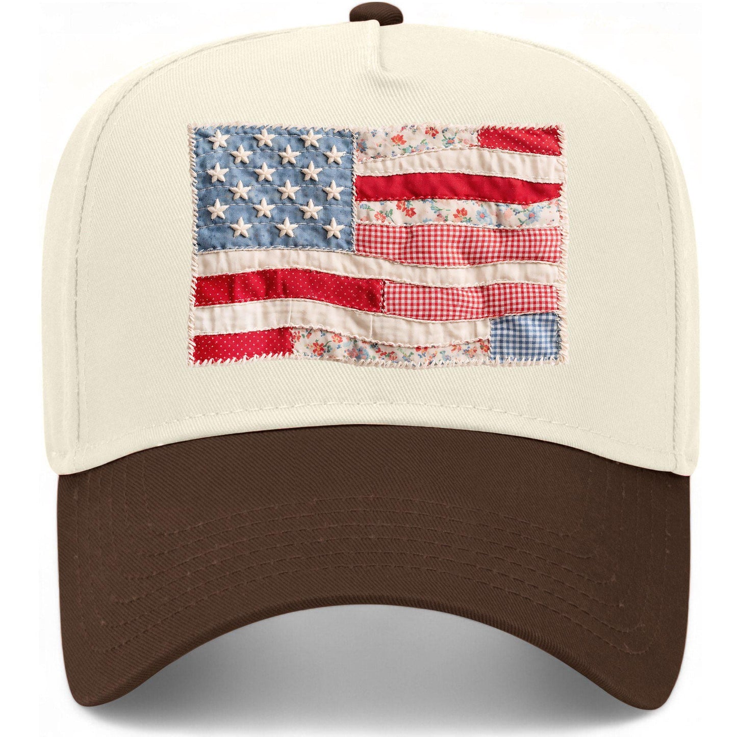 USA Flag Patchwork Hat