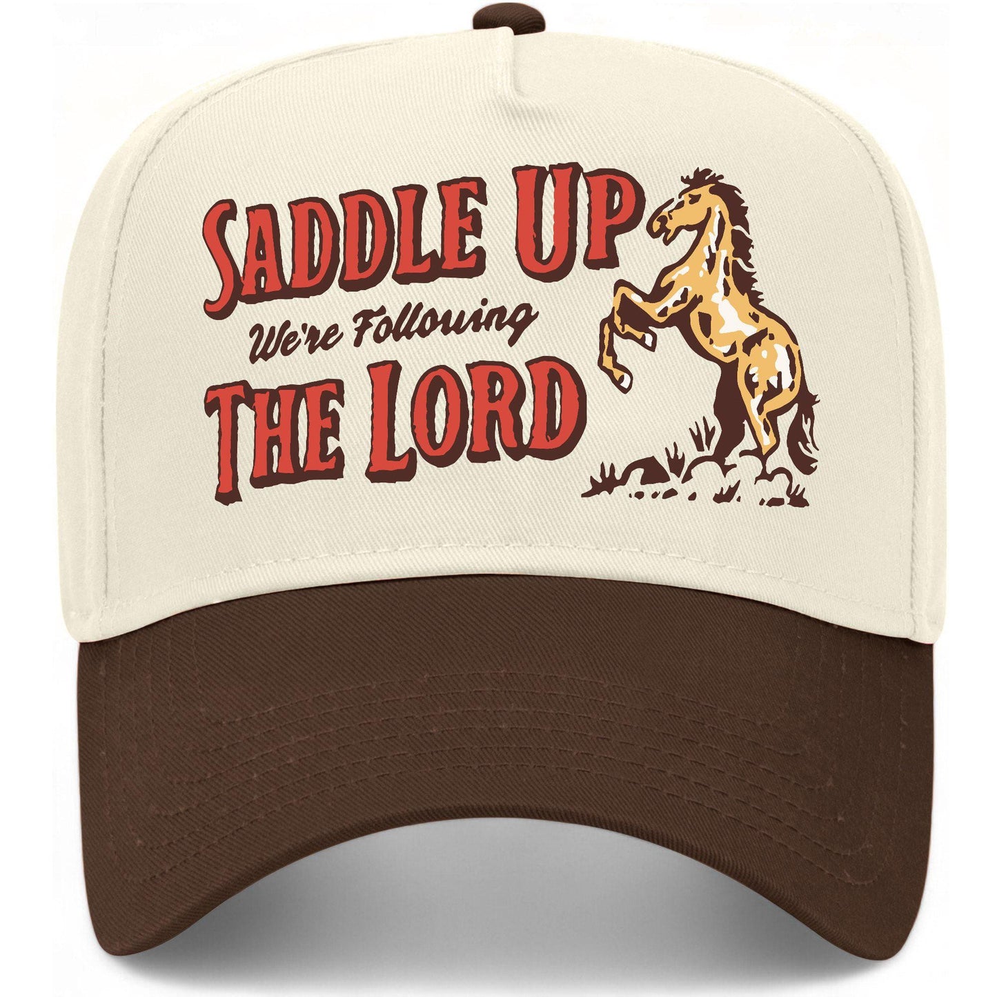 Wholesale: Saddle Up We're Following The Lord Hat | Discounted Hat Bundles | Trending and In Demand Hats for Businesses & Boutiques