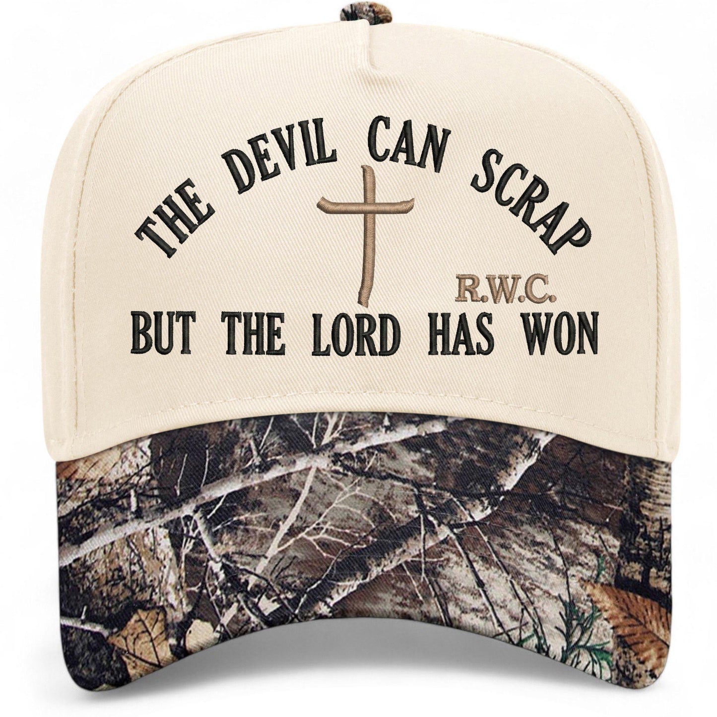 The Devil Can Scrap But The Lord Has Won Hat