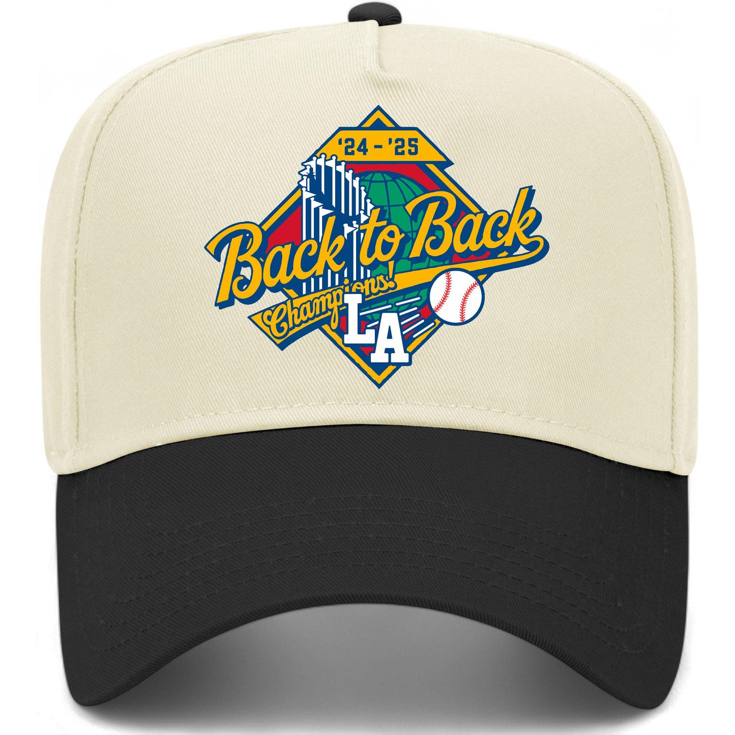 Los Angeles Baseball 2025 Champions Back to Back Hat