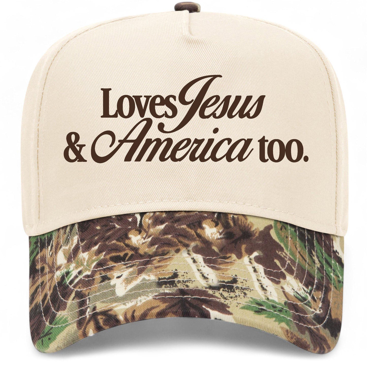 Loves Jesus & America Too Hat
