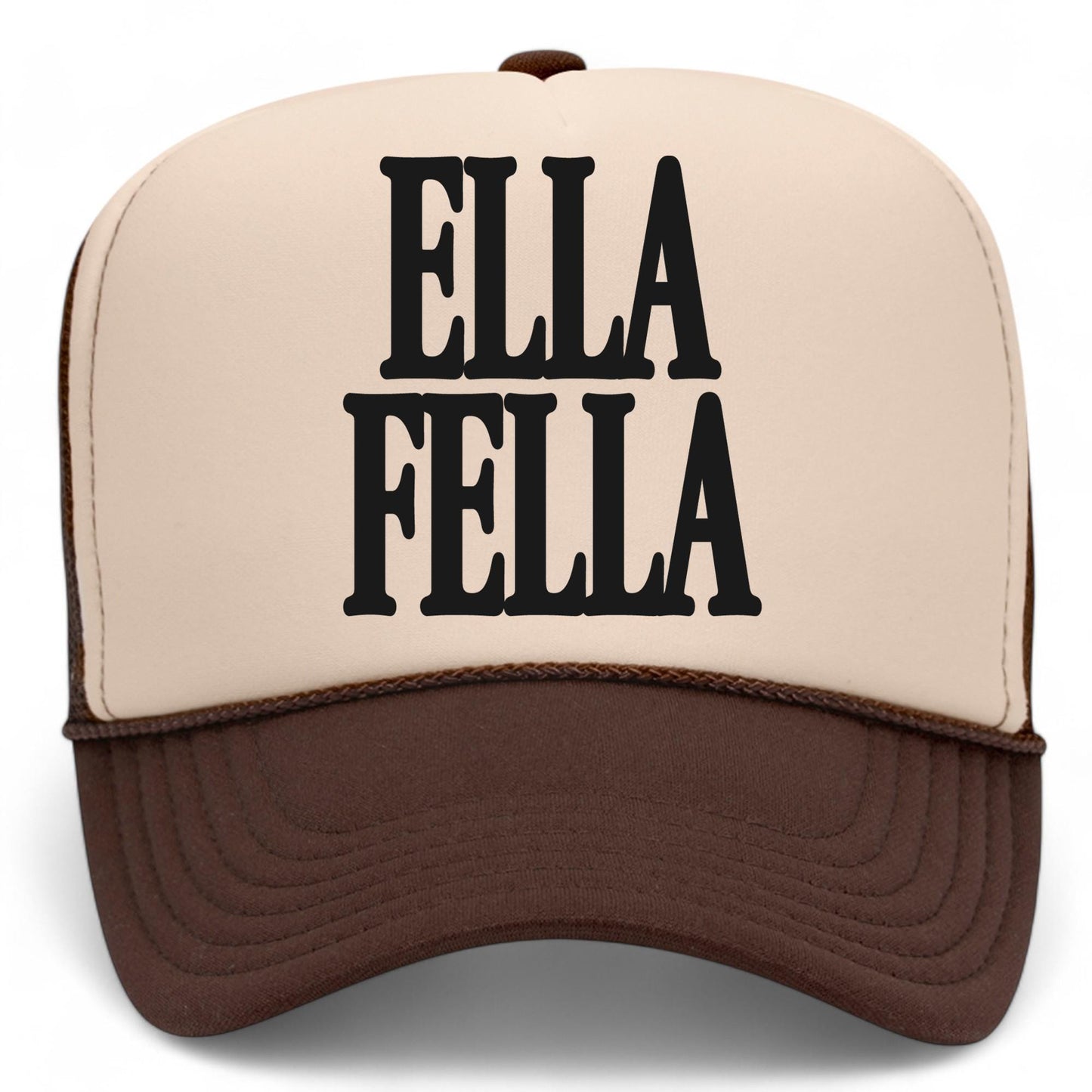 Ella Fella Serif Mesh Back Hat
