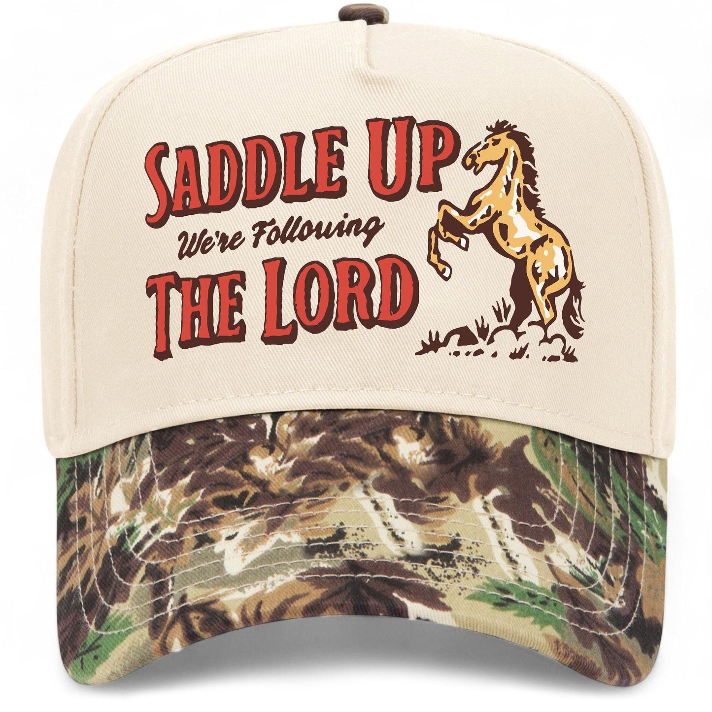 Saddle Up We're Following The Lord Hat