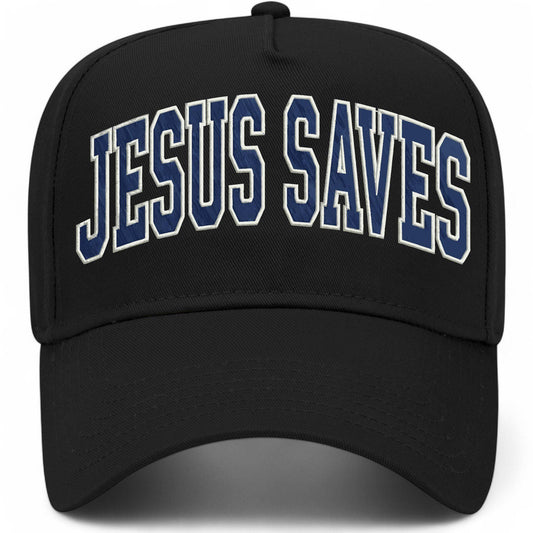 Jesus Saves Navy Hat