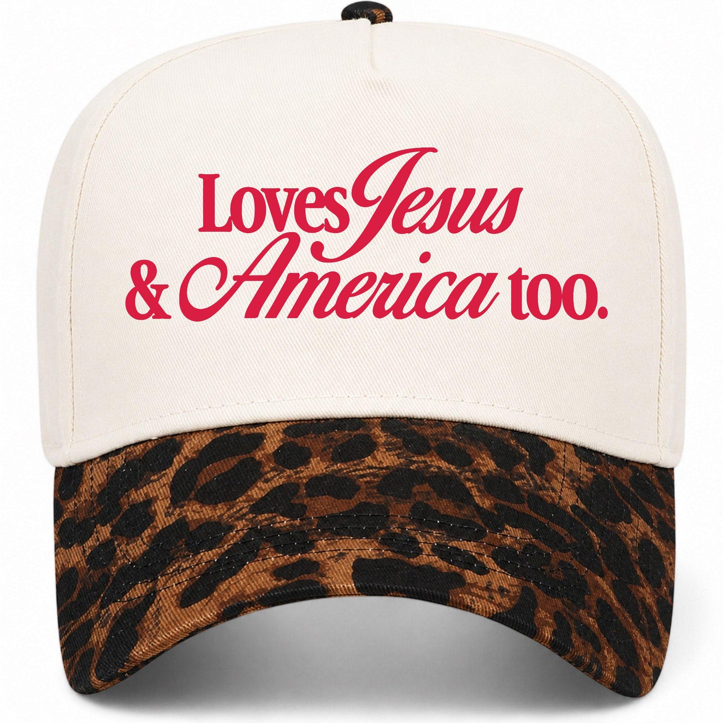 Loves Jesus & America Too Hat