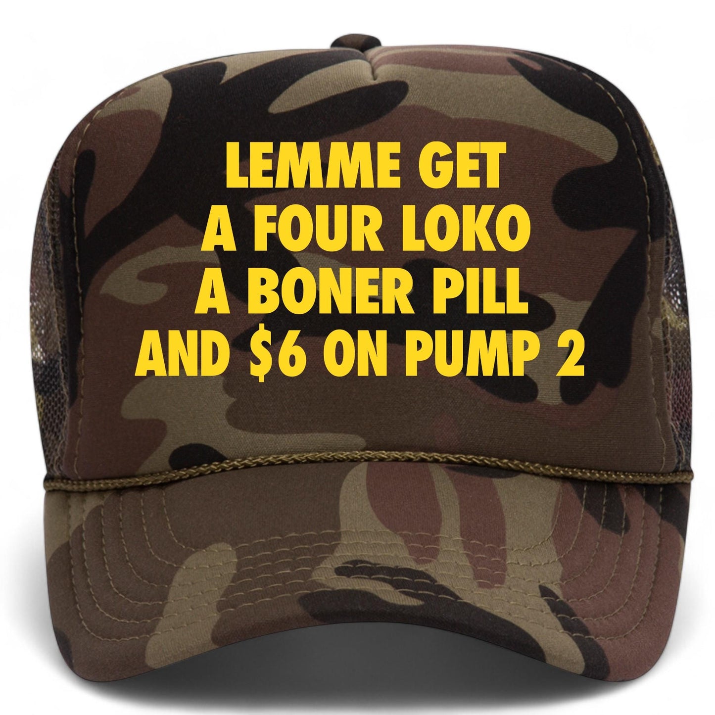 Lemme Get 6 On Pump 2 Mesh Back Hat