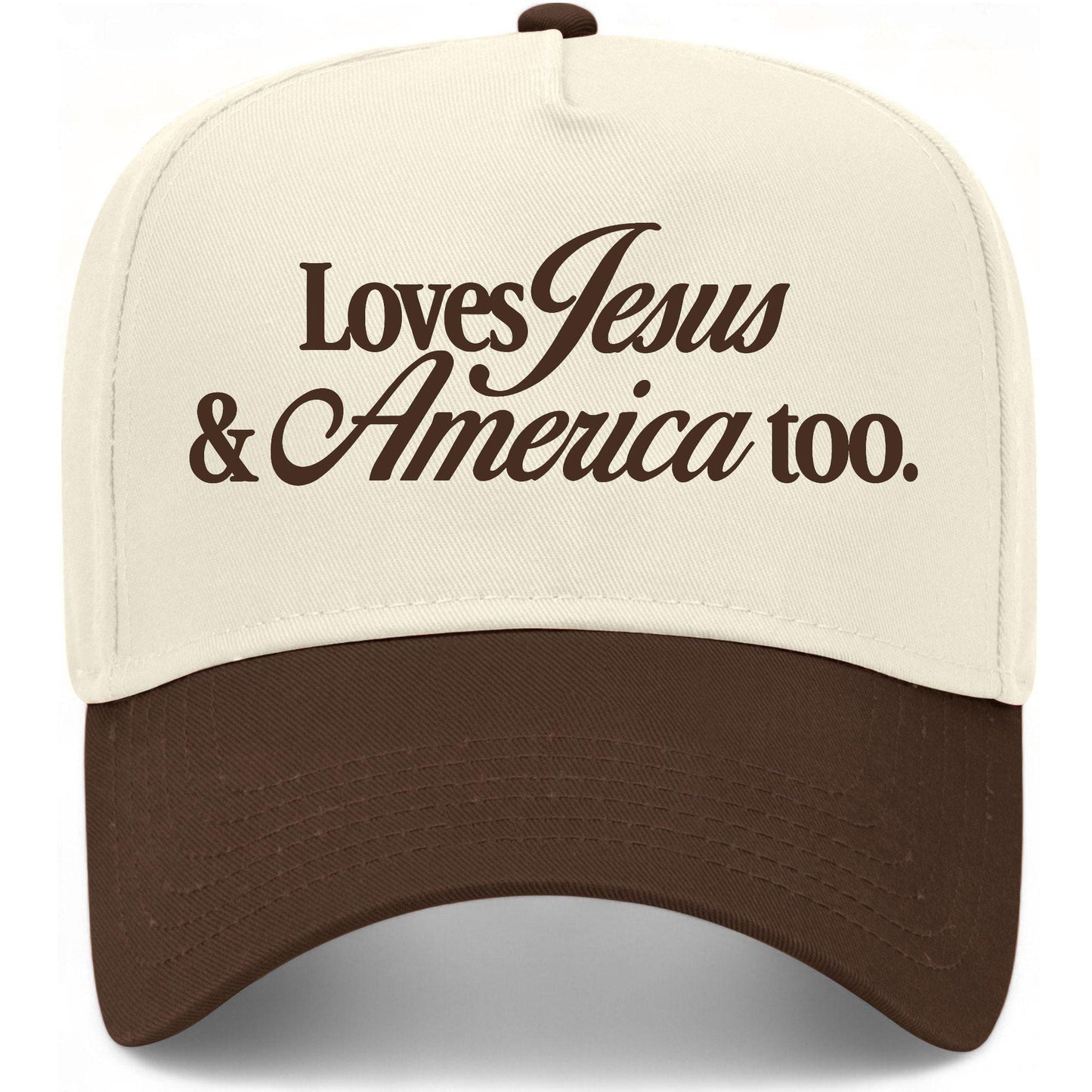 Loves Jesus & America Too Hat