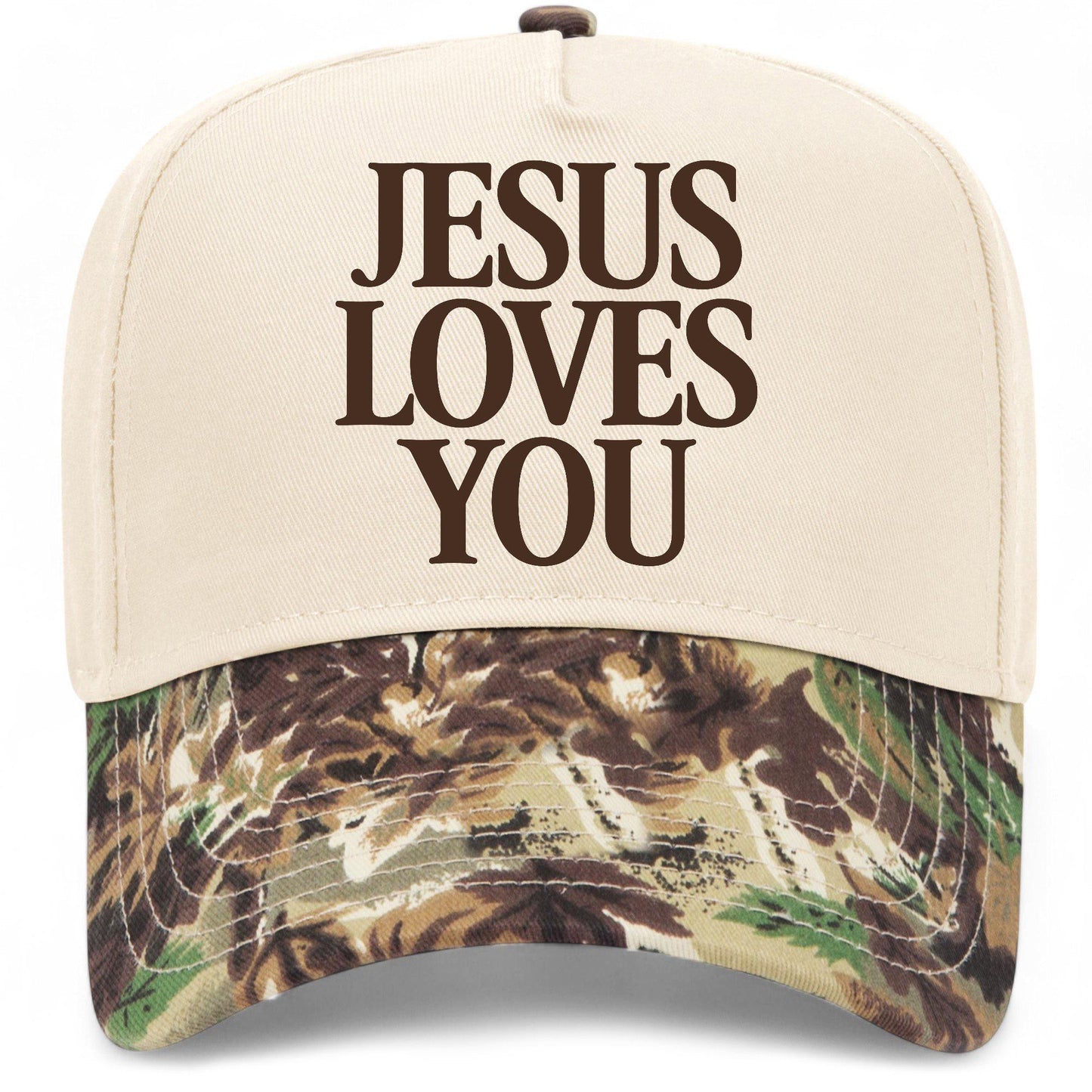 Jesus Loves You Stacked Hat