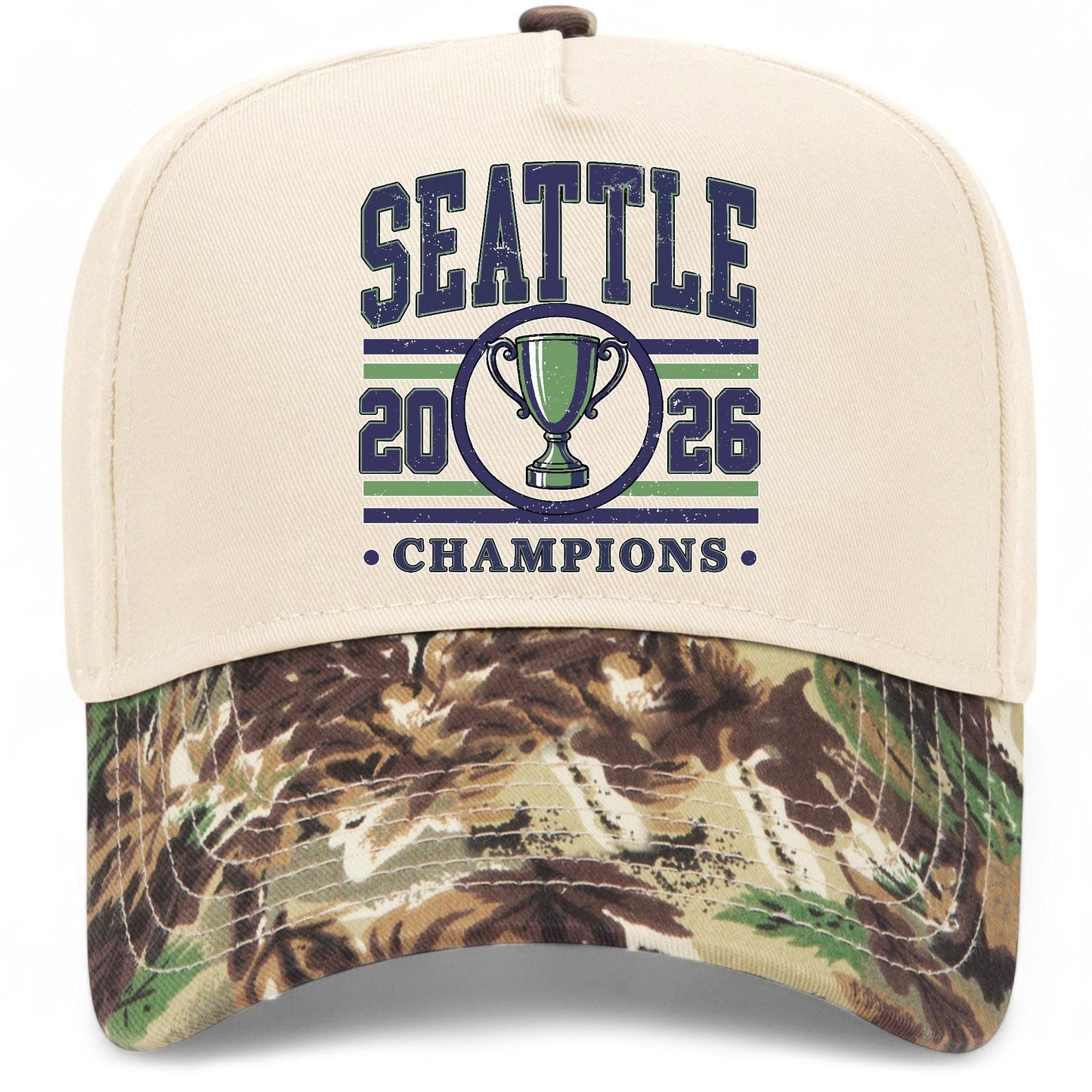 Seattle Football 2026 Champions Circle Hat