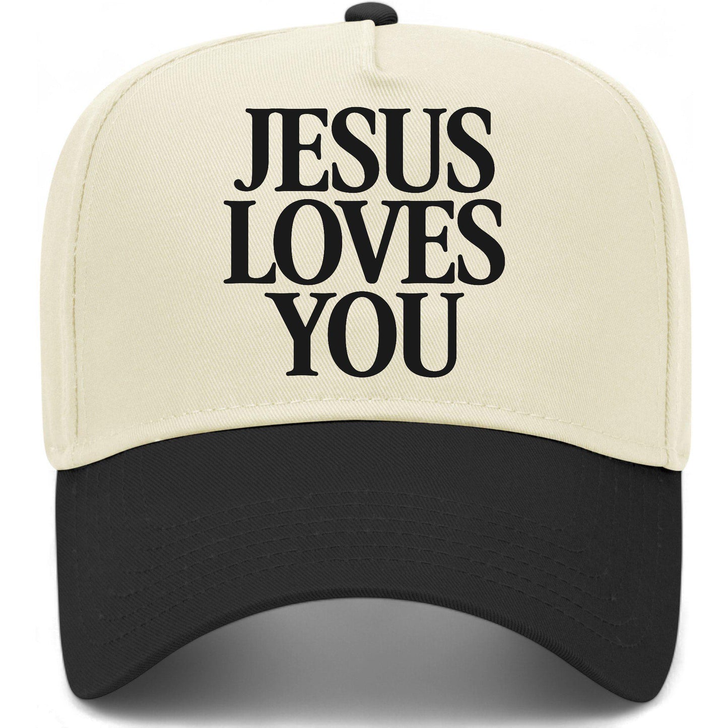 Jesus Loves You Stacked Hat