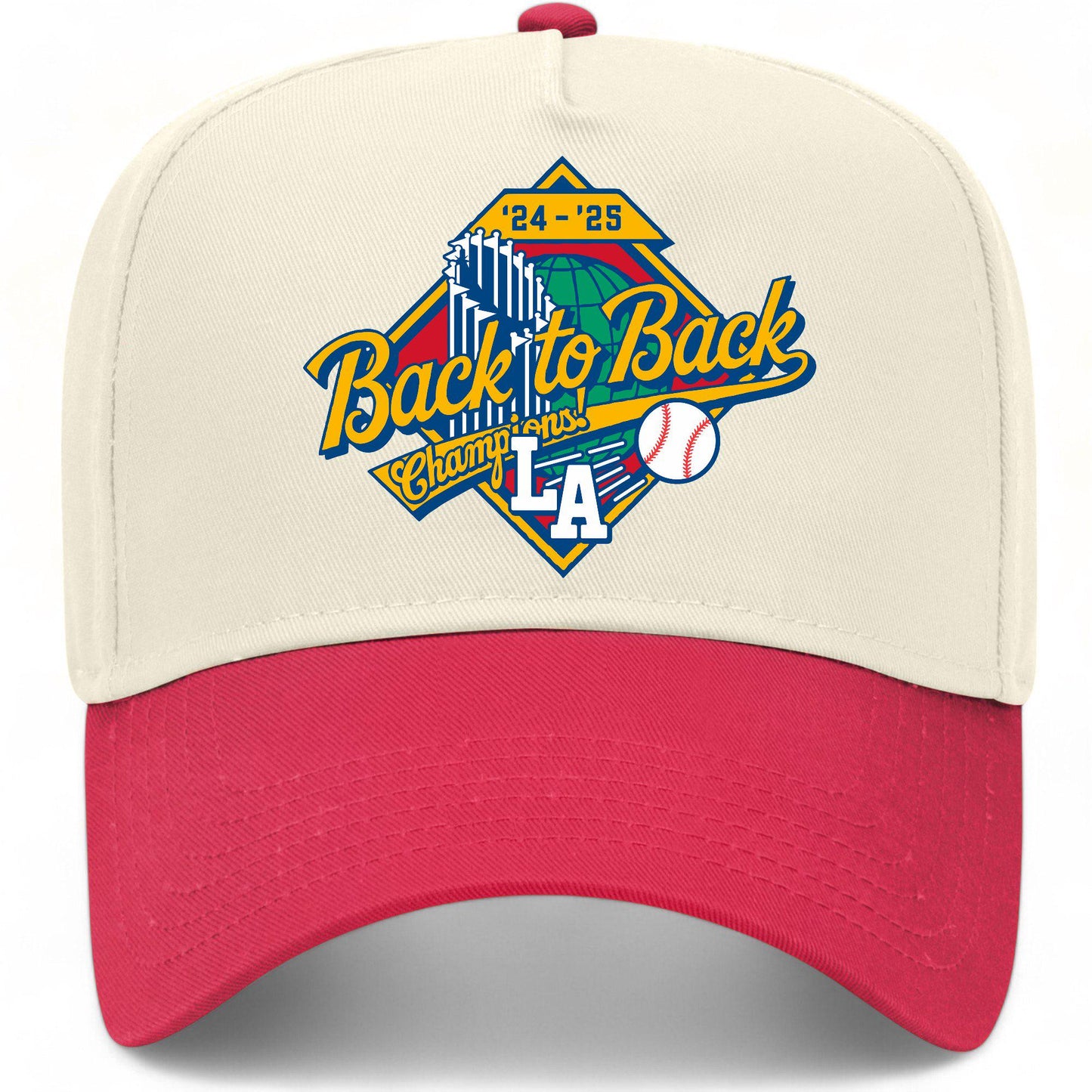 Los Angeles Baseball 2025 Champions Back to Back Hat