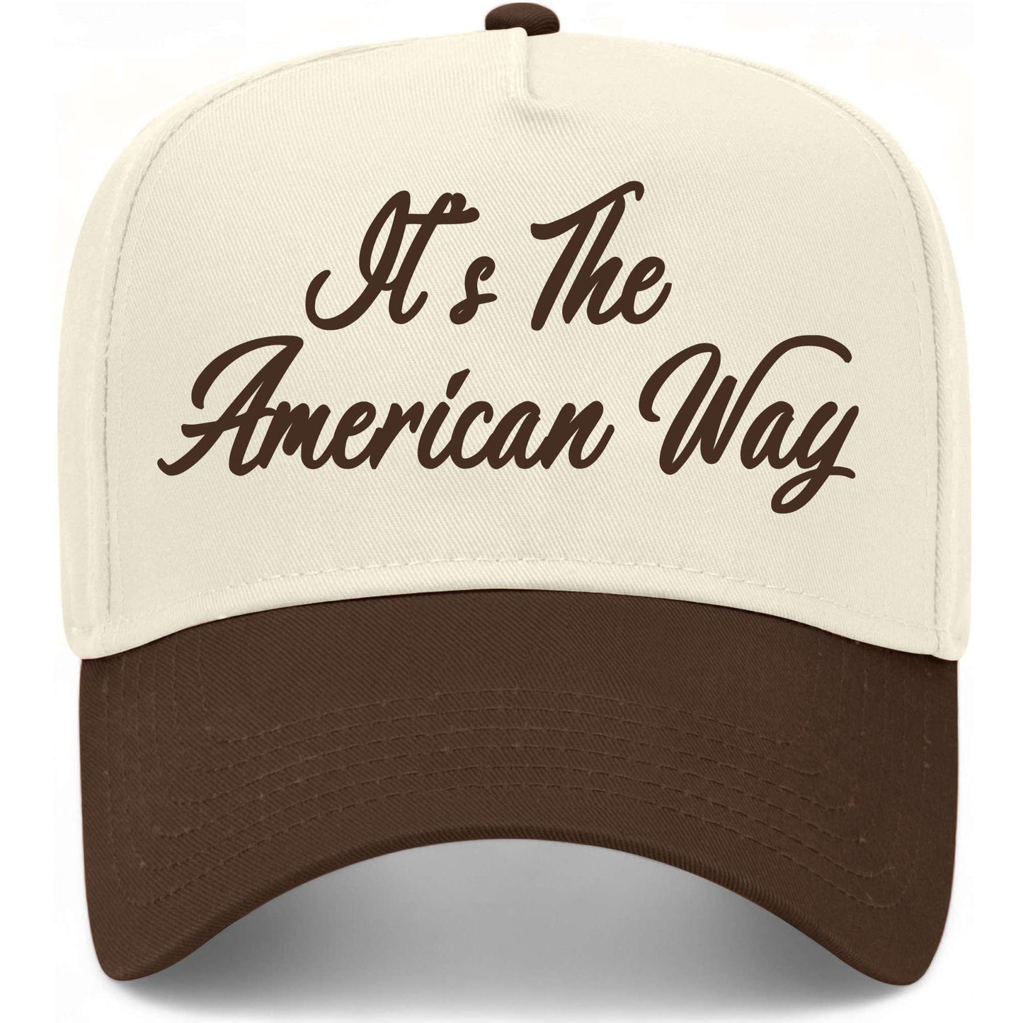 It's The American Way Cursive Hat